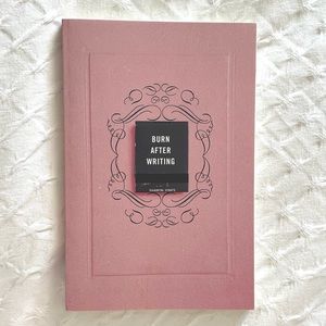 Burn After Writing journal / book. Brand new, never opened!